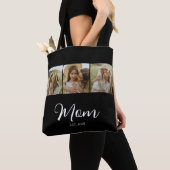 Mama hat Skript Schwarz 3 Foto-Tasche eingerichtet Tasche (Von Nahem)