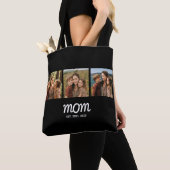 Mama hat Skript Schwarz 3 Foto Tote Bag Tasche (Von Nahem)