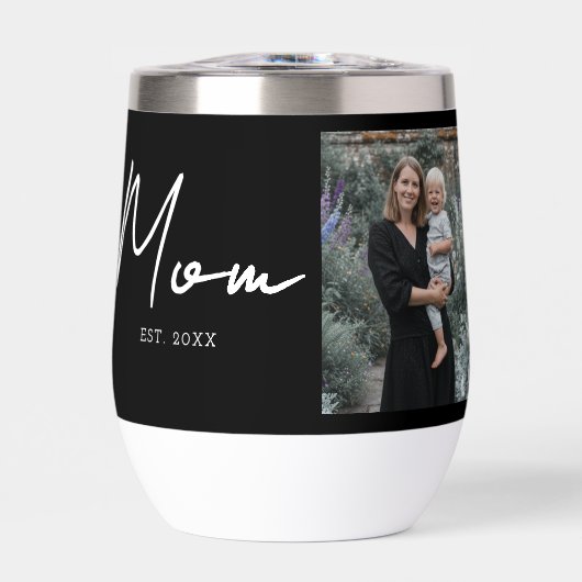 Mama hat Skript Schwarz Foto (Vorderseite)
