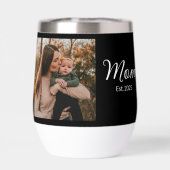 Mama hat Skript Schwarz Foto (Rückseite)