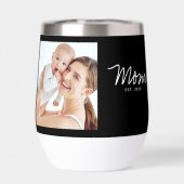 Mama hat Skript Schwarz Foto (Rückseite)