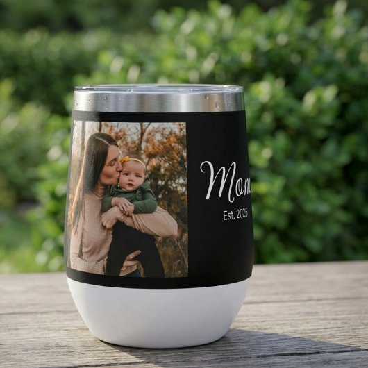 Mama hat Skript Schwarz Foto