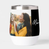 Mama hat Skript Schwarz Foto (Rückseite)