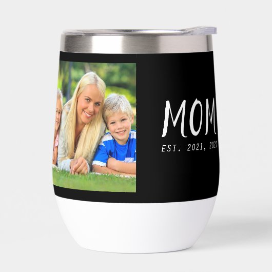 Mama hat Skript Schwarz Foto (Links)
