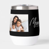 Mama hat Skript Schwarz Foto erstellt (Vorderseite)