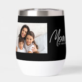 Mama hat Skript Schwarz Foto erstellt (Rückseite)