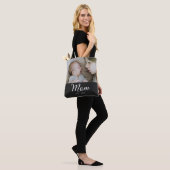 Mama hat Skript Schwarz Foto erstellt Tasche (Am Model)