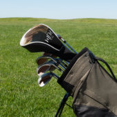 Mama hat Skript Schwarz Foto Golf Headcover (In SItu)