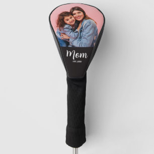 Mama hat Skript Schwarz Foto  Golf Headcover
