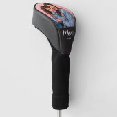 Mama hat Skript Schwarz Foto  Golf Headcover (angewinkelt)