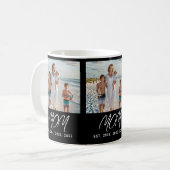 Mama hat Skript Schwarz Foto Kaffeetasse (Vorderseite Links)