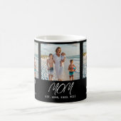 Mama hat Skript Schwarz Foto Kaffeetasse (Mittel)