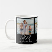 Mama hat Skript Schwarz Foto Kaffeetasse (Links)