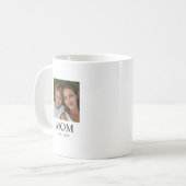 Mama hat Skript Schwarz Foto Kaffeetasse (Vorderseite Links)