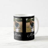 Mama hat Skript Schwarz Foto Kaffeetasse (VorderseiteRechts)