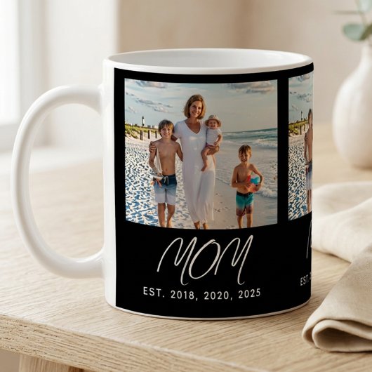 Mama hat Skript Schwarz Foto Kaffeetasse