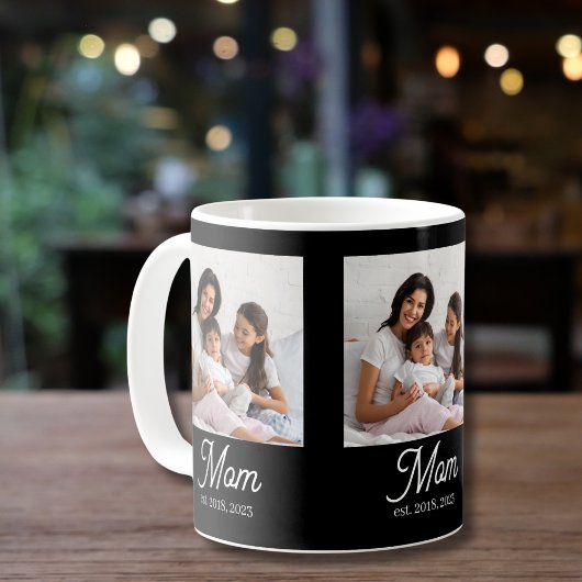 Mama hat Skript Schwarz Foto Kaffeetasse