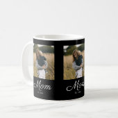 Mama hat Skript Schwarz Foto Kaffeetasse (Vorderseite Links)