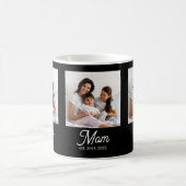 Mama hat Skript Schwarz Foto Kaffeetasse (Mittel)