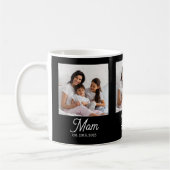 Mama hat Skript Schwarz Foto Kaffeetasse (Links)
