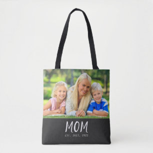 Mama hat Skript Schwarz Foto Tasche