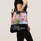 Mama hat Skript Schwarz Foto Tasche (Von Nahem)