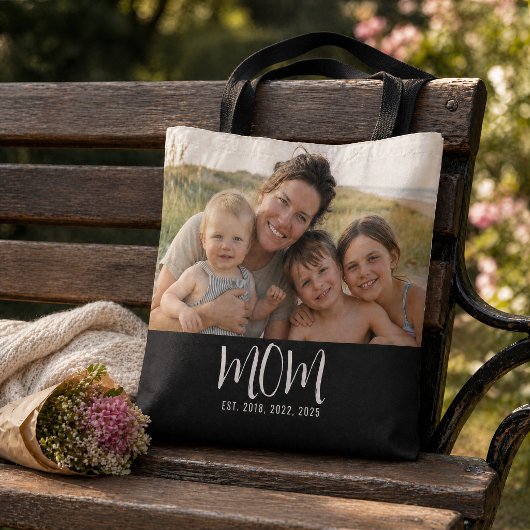 Mama hat Skript Schwarz Foto  Tasche