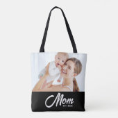 Mama hat Skript Schwarz Foto Tasche (Rückseite)