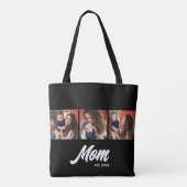 Mama hat Skript Schwarz Foto Tasche (Rückseite)