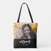 Mama hat Skript Schwarz Foto Tasche (Rückseite)