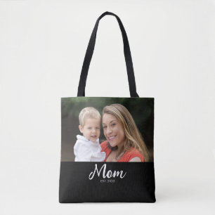Mama hat Skript Schwarz Foto-Tasche Tasche