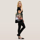 Mama hat Skript Schwarz Foto-Tasche Tasche (Am Model)