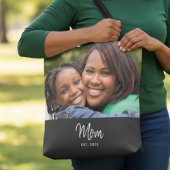 Mama hat Skript Schwarz Foto-Tasche Tasche