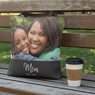 Mama hat Skript Schwarz Foto-Tasche Tasche