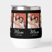 Mama hat Skript Schwarz Foto Thermischer Wein Tu (Rechts)