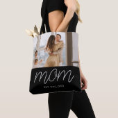 Mama hat Skript Schwarze Foto-Tasche Tasche (Von Nahem)