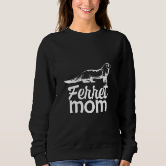 Mama-Hausbesitzerfamilie "Damen im Frettchen" Sweatshirt