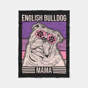 Mama Haustierbesitzerin Tierliebhaber-Outfit Engli Fleecedecke