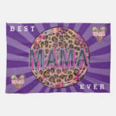 Mama Heart Customize Liebe Geschirrtuch (Horizontal)