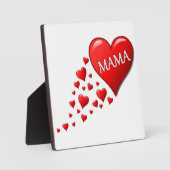 MAMA HEARTS FOTOPLATTE (Vorderseite)