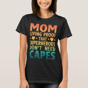 Mama Held Funny Mothers Day Zitat Süße Mama Geburt T-Shirt