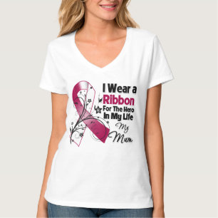 Mama-Held in meinem Leben-Kopf-Hals-Krebs T-Shirt