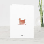 Mama Hen and Chicks Funny Mother Day Card Karte (Rückseite)