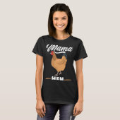Mama Hen Chicken Rooster Farm Bird Animal T-Shirt (Vorne ganz)