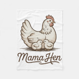 Mama Henne Lustiges Hühner-Mama-Shirt Frauen Mutte Fleecedecke