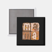 Mama Herbst Mutter Glücklicher Erntedank Magnet (Vorderseite/Rückseite)