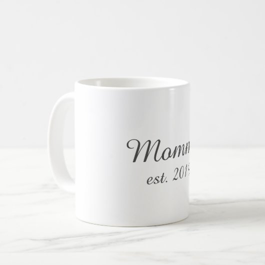Mama hergestellte Tasse (Vorderseite Links)