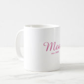 Mama hergestellte Tasse (Vorderseite Links)