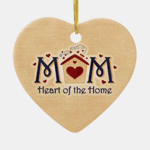 MAMA Herz der Zuhause-Verzierung Keramikornament
