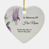 Mama-Herz-Gedächtnis nie verschwinden Keramik Ornament (Hinten)